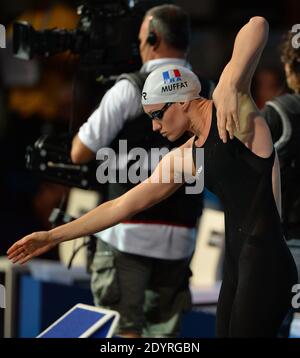 France's Camille Muffat Women's 400 m freestyle series during the 15th FINA Swimming World Championships at Montjuic Municipal Pool in Barcelona, Spain on July 2013. Photo by Christian Liewig/ABACAPRESS.COM Stock Photo