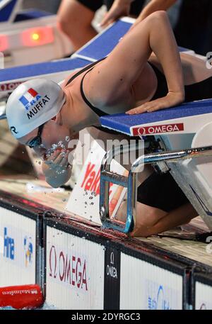 France's Camille Muffat Women's 400 m freestyle series during the 15th FINA Swimming World Championships at Montjuic Municipal Pool in Barcelona, Spain on July 2013. Photo by Christian Liewig/ABACAPRESS.COM Stock Photo