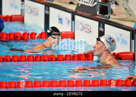 France's Camille Muffat 400m Freestyle during the 15th FINA Swimming World Championships at Montjuic Municipal Pool in Barcelona, Spain on July 2013. Photo by Christian Liewig/ABACAPRESS.COM Stock Photo