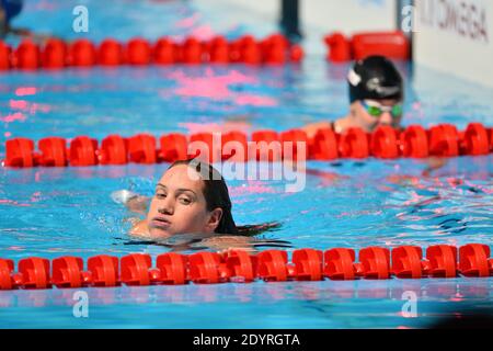 France's Camille Muffat 400m Freestyle during the 15th FINA Swimming World Championships at Montjuic Municipal Pool in Barcelona, Spain on July 2013. Photo by Christian Liewig/ABACAPRESS.COM Stock Photo