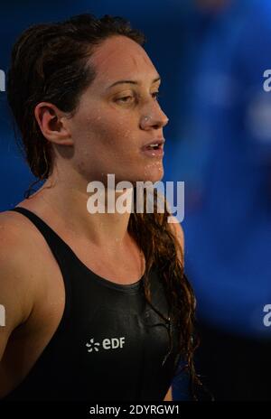 France's Camille Muffat 400m Freestyle during the 15th FINA Swimming World Championships at Montjuic Municipal Pool in Barcelona, Spain on July 2013. Photo by Christian Liewig/ABACAPRESS.COM Stock Photo