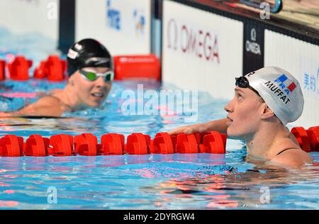 France's Camille Muffat 400m Freestyle during the 15th FINA Swimming World Championships at Montjuic Municipal Pool in Barcelona, Spain on July 2013. Photo by Christian Liewig/ABACAPRESS.COM Stock Photo