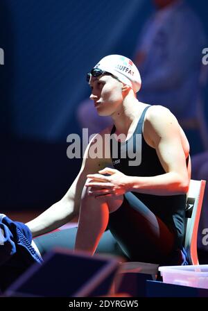 France's Camille Muffat 400m Freestyle during the 15th FINA Swimming World Championships at Montjuic Municipal Pool in Barcelona, Spain on July 2013. Photo by Christian Liewig/ABACAPRESS.COM Stock Photo