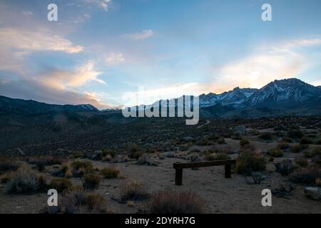 This is an old mining site, close to Buttermilk Road in the hills above Bishop, Inyo County, CA, USA. Stock Photo