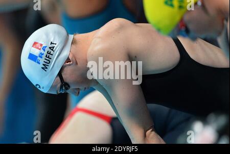 France's Camille Muffat Women 200m Freestyle during the 15th FINA Swimming World Championships at Montjuic Municipal Pool in Barcelona, Spain on July 2013. Photo by Christian Liewig/ABACAPRESS.COM Stock Photo