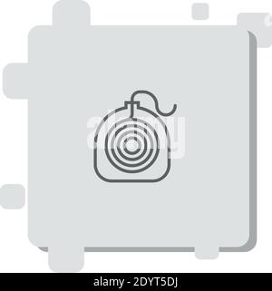 dental floss vector icon modern simple vector illustration Stock Vector