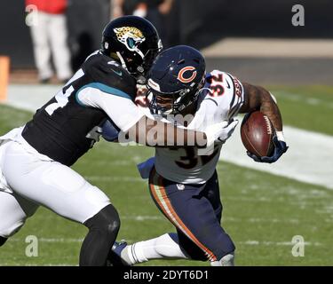 Jacksonville, FL, USA. 27th Dec, 2020. Chicago Bears quarterback Mitchell  Trubisky (10) during 1st half NFL football game between the Chicago Bears  and the Jacksonville Jaguars at TIAA Bank Field in Jacksonville