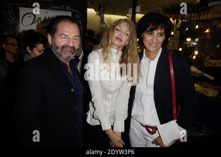 Arielle Dombasle, Ines de la Fressange and Denis Olivennes attending the premiere of 'Opium' held at 'Cinema Le Saint Germain' in Paris, France on September 27, 2013. Photo by Jerome Domine/ABACAPRESS.COM Stock Photo