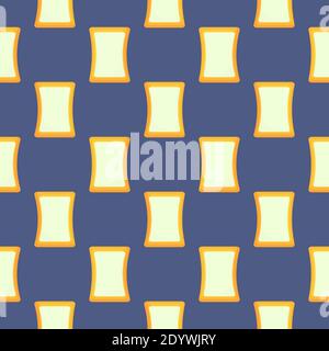 Small mirror,seamless pattern on purple background. Stock Vector