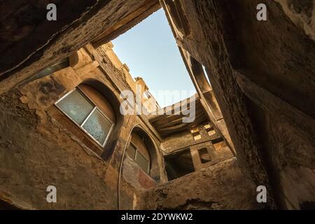 Ruin Building near Tarout Castle, Qatif, Saudi Arabia. Stock Photo