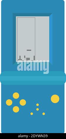 Bricks game, illustration, vector on a white background. Stock Vector