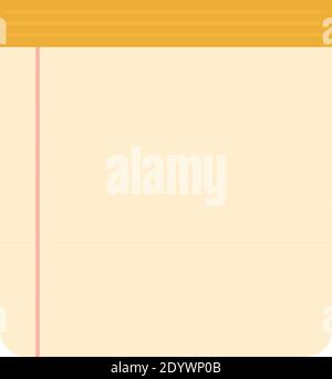 Diary Book, illustration, vector on a white background. Stock Vector