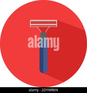 Blue peeler, illustration, vector on a white background. Stock Vector