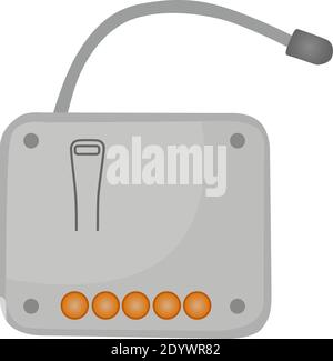 Shutter controller, illustration, vector on a white background. Stock Vector