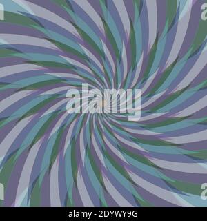 An abstract retro swirl background image. Stock Vector