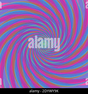 An abstract retro swirl background image. Stock Vector
