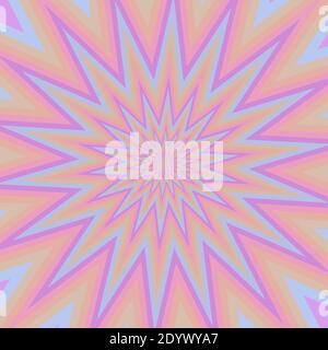 An abstract psychedelic burst background image. Stock Vector