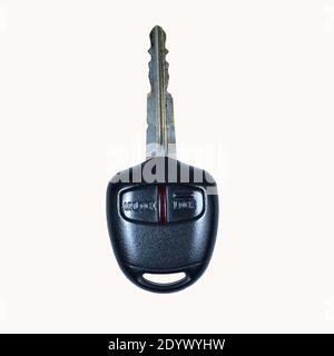 Key for car on white background Stock Photo