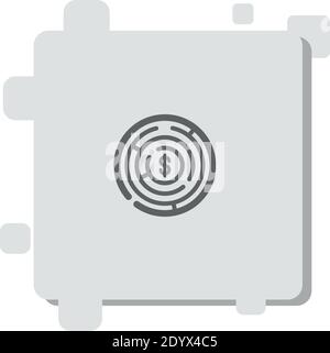 labyrinth vector icon modern simple vector illustration Stock Vector
