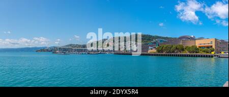 Museum of New Zealand Te Papa Tongarewa in Wellington, New Zealand Stock Photo