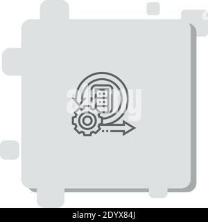software development vector icon modern simple vector illustration Stock Vector