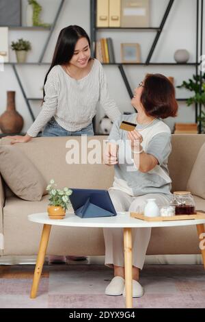 Help me with credit card Stock Photo