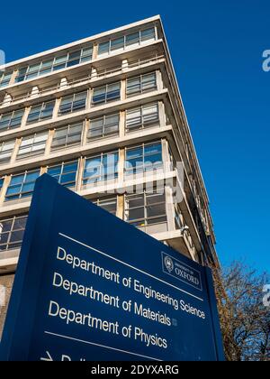 University of Oxford Engineering Department, Oxford, Oxfordshire, England, UK, GB. Stock Photo