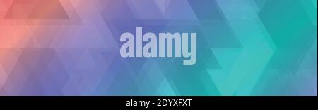 Abstract colored background from different triangles - Vector illustration Stock Vector