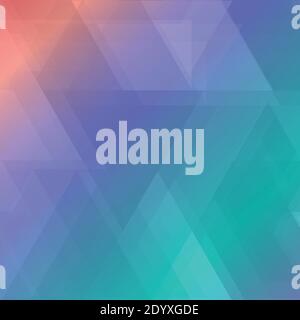 Abstract colored background from different triangles - Vector illustration Stock Vector