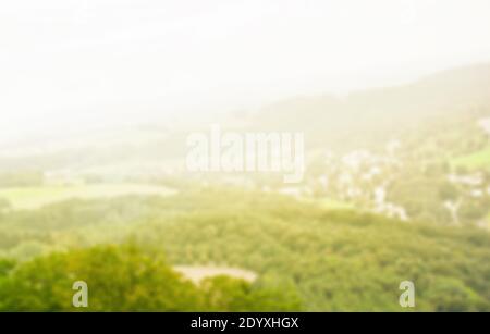 nice green background of europe nature landscape Stock Photo