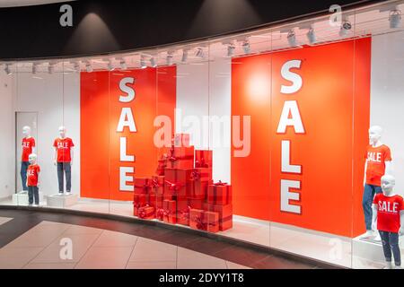 Low price advertising signs in an Asda store, UK Stock Photo - Alamy
