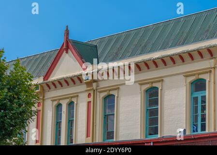 Historical buildings in the center of Whanganui, New Zealand Stock Photo