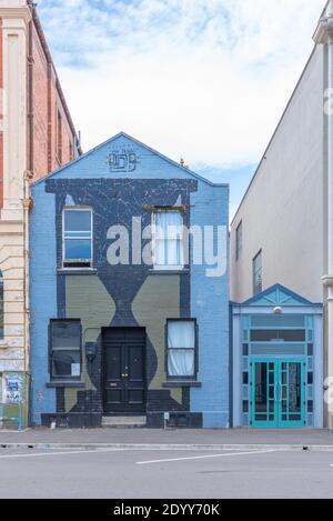 Historical buildings in the center of Whanganui, New Zealand Stock Photo