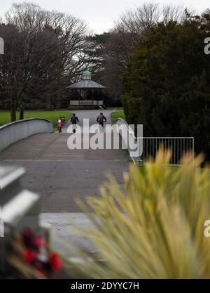 Bandstand in Queens Park Crewe Cheshire UK Stock Photo - Alamy