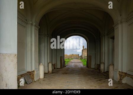 Visit to the Borbonica Royal Palace of Carditello Stock Photo