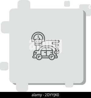 parking meter vector icon Stock Vector