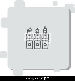 recycling vector icon modern simple vector illustration Stock Vector