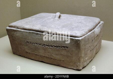 This 7th-century BC cuneiform tablet contains a letter written by the ...