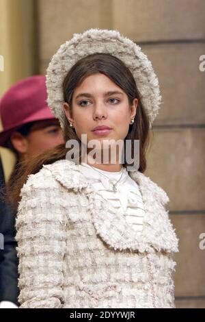 Daughter of Princess Caroline of Monaco Charlotte Casiraghi gave birth to a baby boy she had with actor and comedian Gad Elmaleh at the Princess Grace Hospital in Monaco on Tuesday it was reported on Wednesday December 18. File photo : Charlotte Casiraghi inside Monaco's Cathedrale during the pontifical mass as part of Prince Albert II of Monaco's enthronement ceremonies on November 19, 2005. Prince Albert II is formally invested as ruler of Monaco. Photo pool by David Niviere/ABACAPRESS.COM Stock Photo