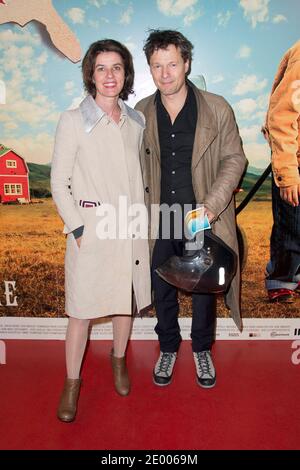 Irene Jacob and her husband Jerome Kircher attending the screening of