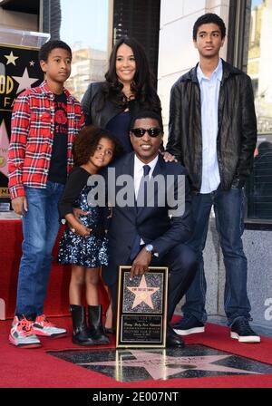 Kenny 'Babyface' Edmonds is honored with a star on the Hollywood Walk of Fame in Los Angeles, CA, USA, on October 10, 2013. Photo by Lionel Hahn/ABACAPRESS.COM Stock Photo