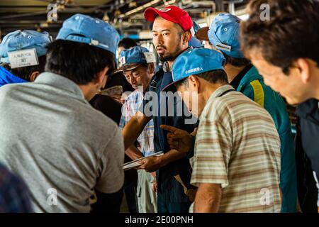Fish Auction in Yaidu, Japan Stock Photo