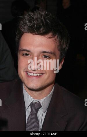 Josh Hutcherson attends the premiere for the film The Hunger Games: Catching Fire held at Grand Rex in Paris, France, on November 15, 2013. Photo by Audrey Poree/ABACAPRESS.COM Stock Photo