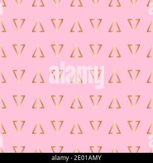 Rose gold print Vector illustration in flat design Stock Vector