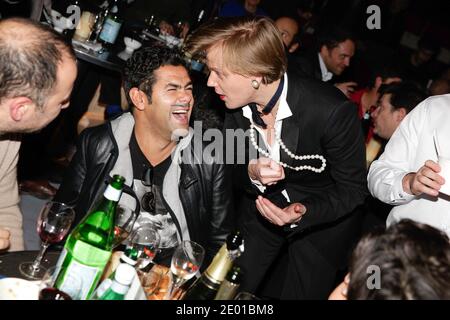 Jamel Debbouze and Alex Lutz attending the Prix Fooding 2014 at the 'Cirque d'hiver' in Paris, France on November 25, 2013. Photo by Jerome Domine/ABACAPRESS.COM Stock Photo