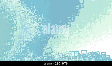 Wallpaper with unsaturated light bluish green abstraction. Artistic vector graphic background Stock Vector