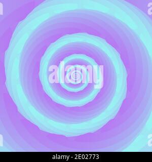 An abstract psychedelic spiral shape background image. Stock Vector