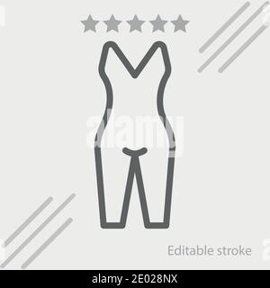 pyjamas vector icon modern simple vector illustration Stock Vector