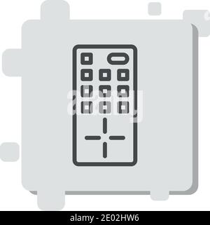 remote control vector icon modern simple vector illustration Stock Vector