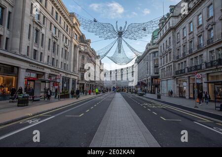 Regent Street in Central London with an old effect Stock Photo Alamy